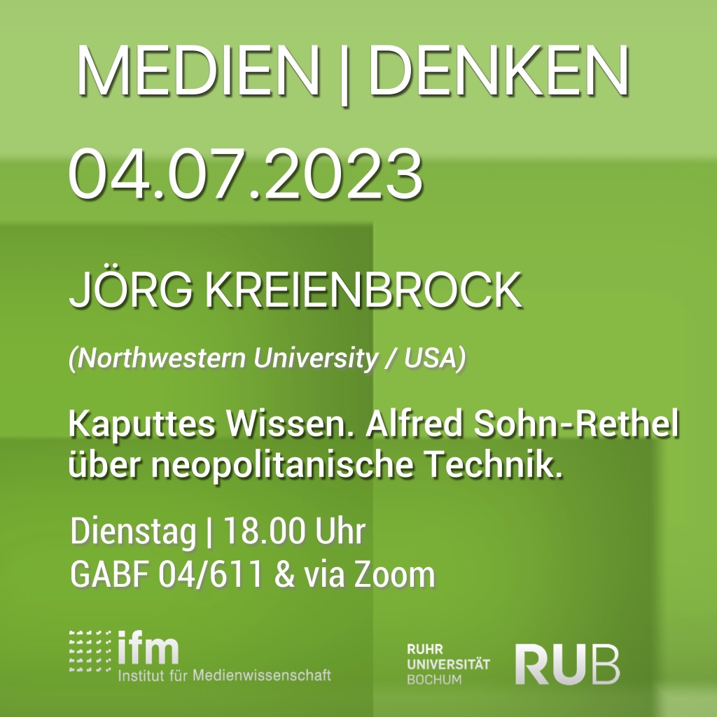 Medien|Denken – Jörg Kreienbrock – Kaputtes Wissen Medien|Denken – Jörg Kreienbrock – Kaputtes Wissen